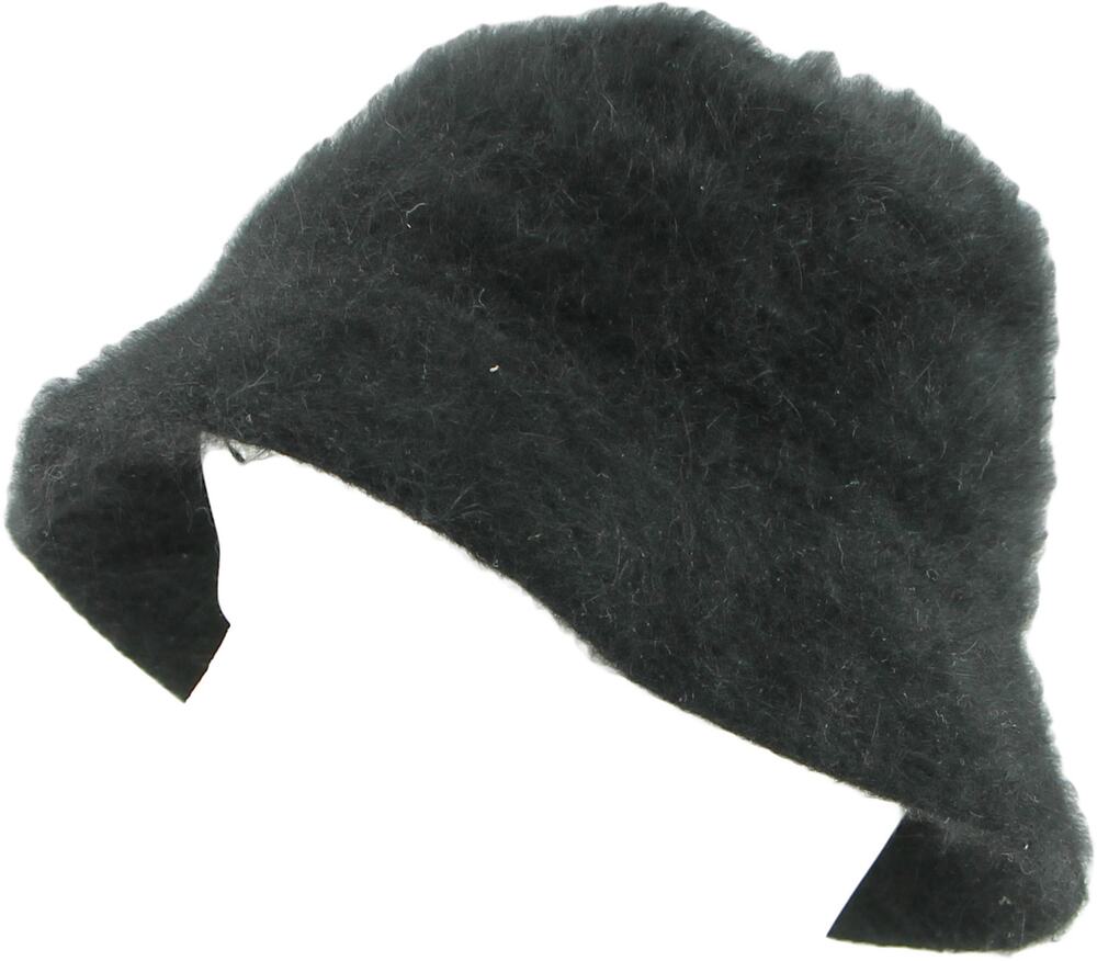 Blank Angora Blend Fuzzy Bucket Hat